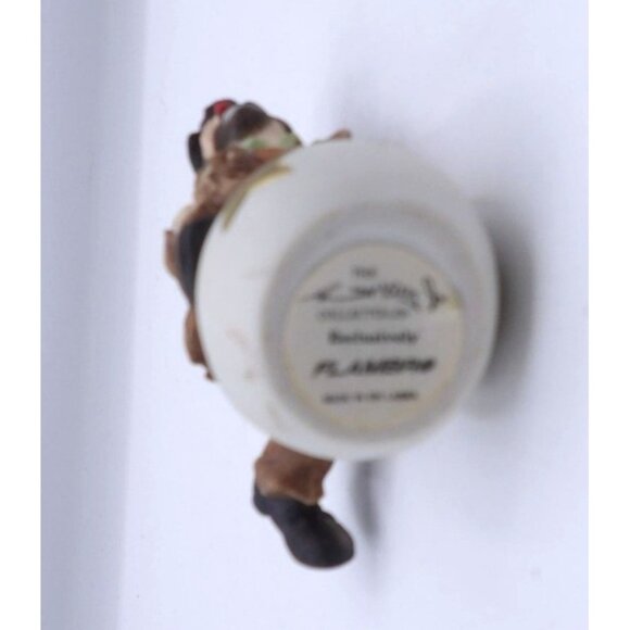 Emmett Kelly Jr Collection, by FlamBR. Clown on Ball, Ceramic Sri Lanka 3 3/8 x - Picture 5 of 5